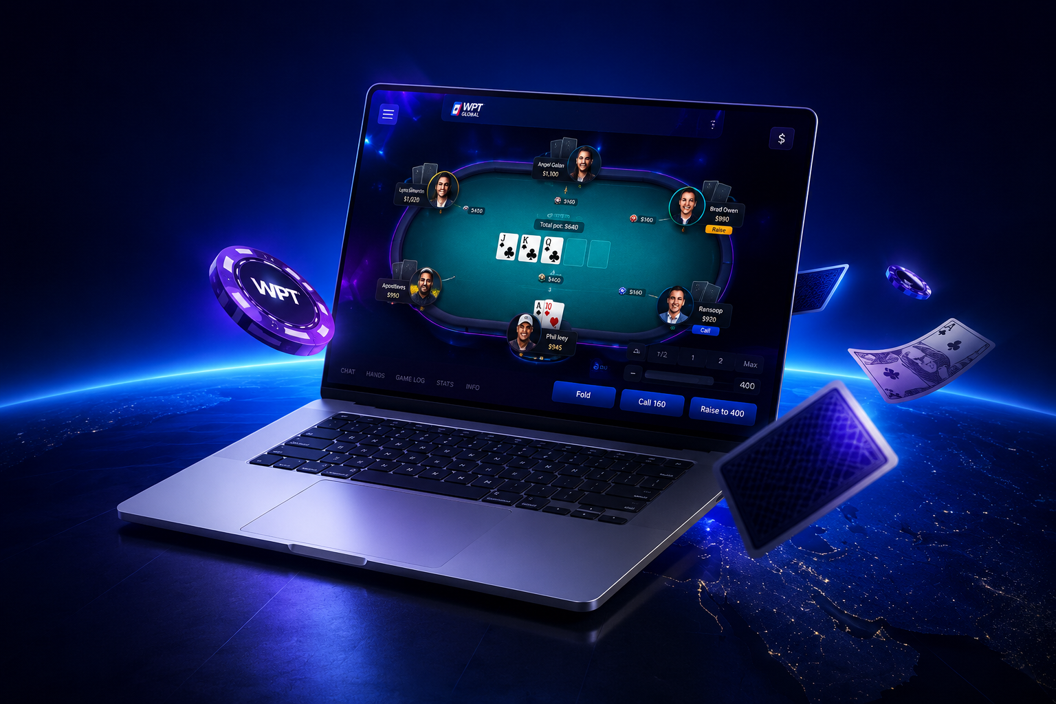 WPT扑克客户端内容横向图片